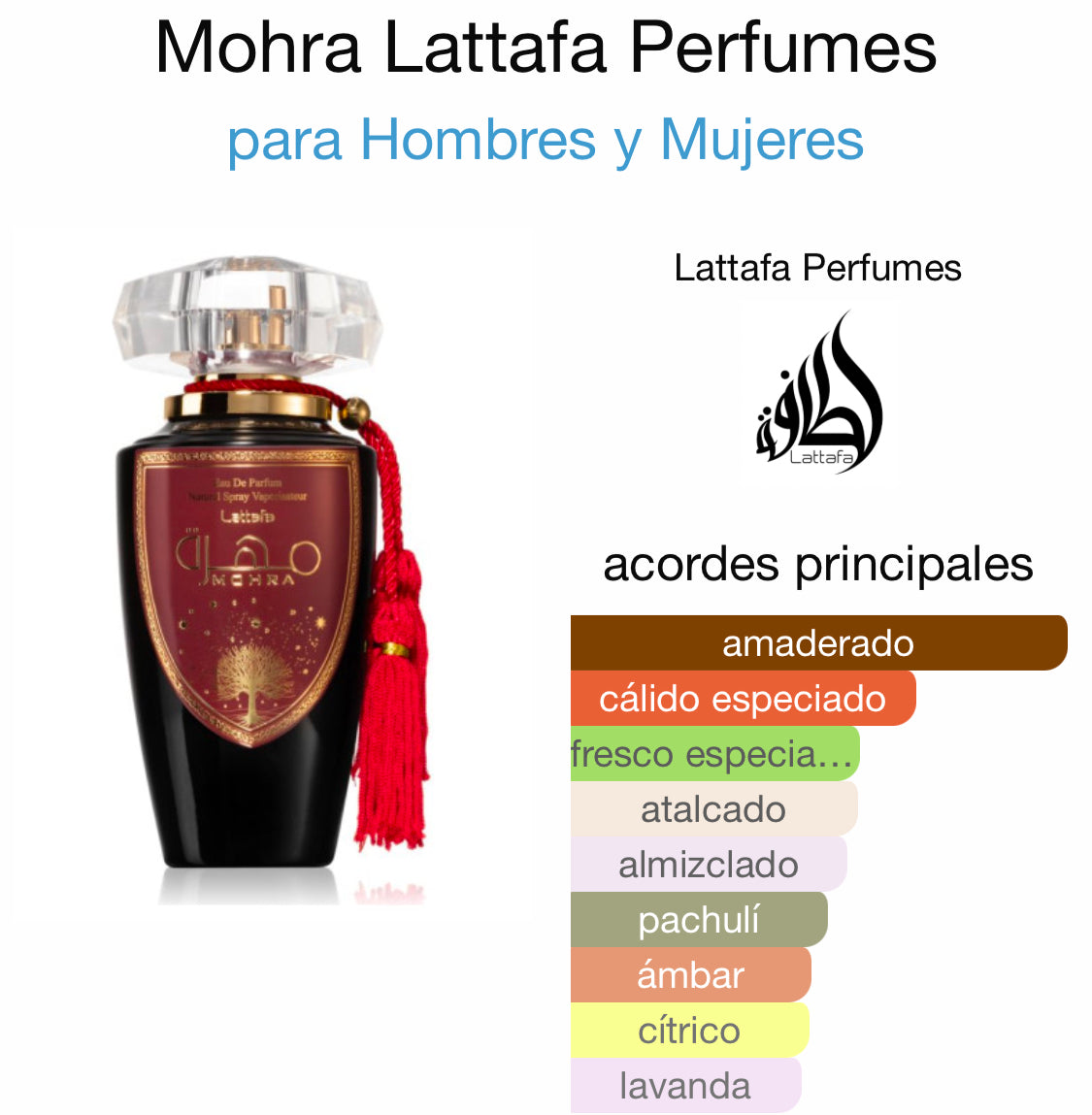 (TESTER / MUESTRA) Mohra de Lattafa