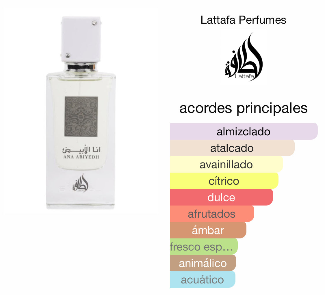 Ana Abiyedh White EDP - Lattafa