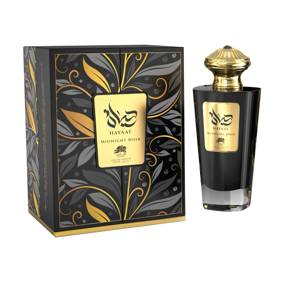 Hayaat Midnight Noir EDP Unisex 100Ml (3.4Oz) By Al Fares