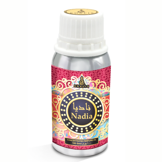 NADIA 100 GMS KHALIS CONCENTRATED PERFUME OIL ACEITE MUJER