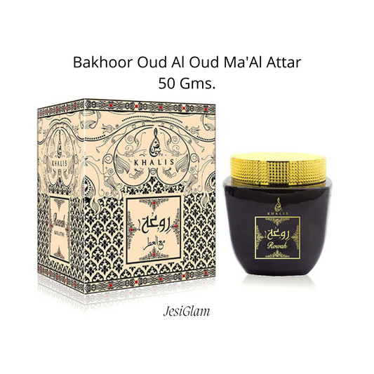 KHALIS Rowah Ma'al Attar Bakhoor 50g