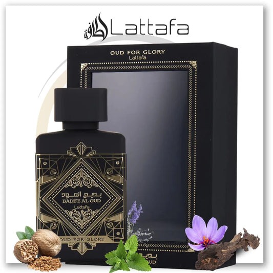 Bade'e Al Oud, Oud For Glory De Lattafa - Eau De Parfum Unisex De 3,4 Onzas Y 100 Ml