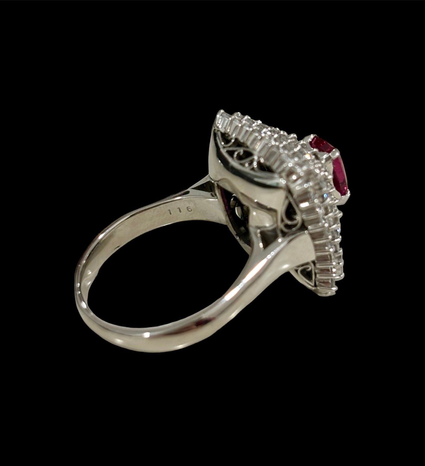 Anillo Ruby y Diamante