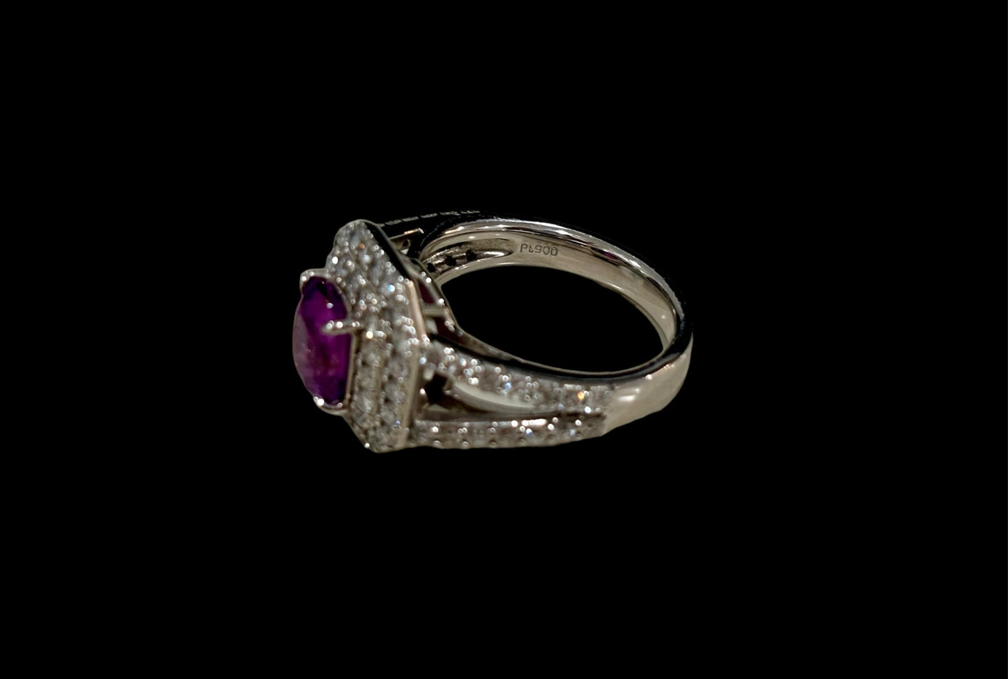 Anillo Zafiro y Diamante