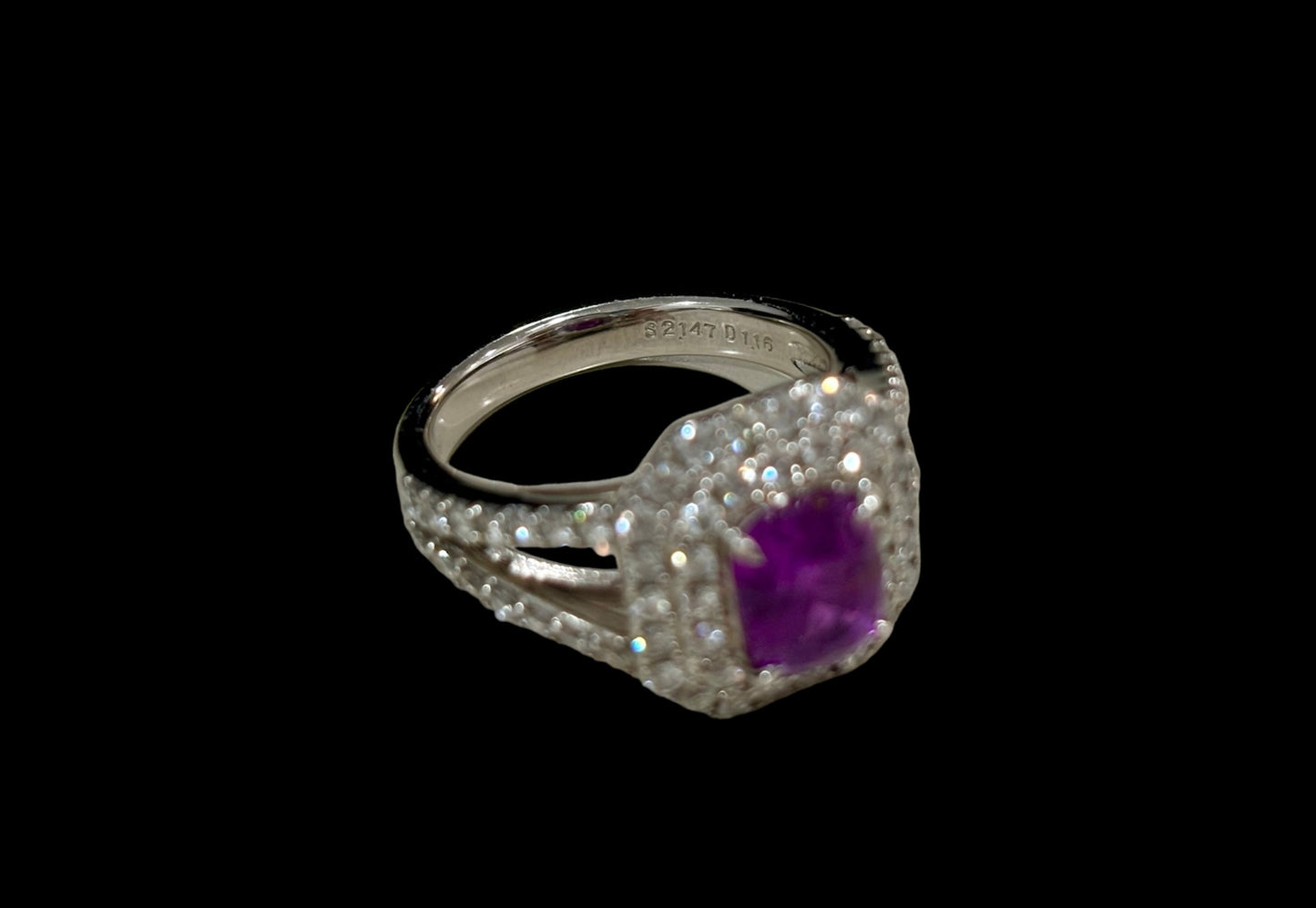 Anillo Zafiro y Diamante