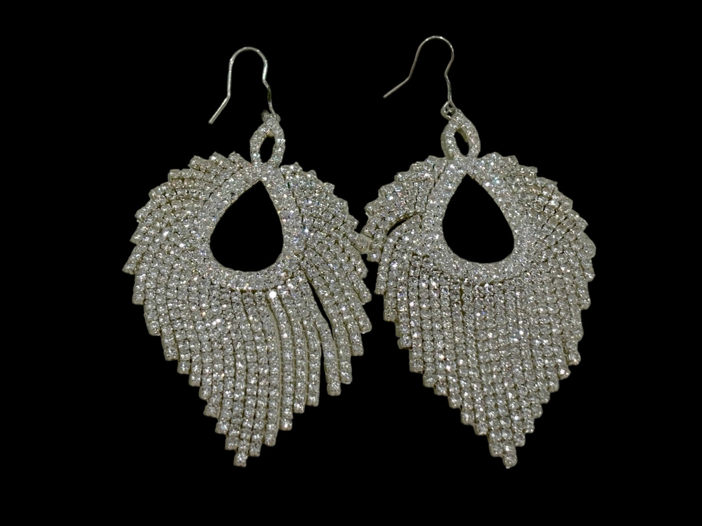 ARETES LAGRIMA DE CRISTAL